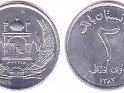 Afghani - 2 Afghanis - Afghanistan - 2005 - Acero inoxidable - KM# 1045 - 21 mm - 0